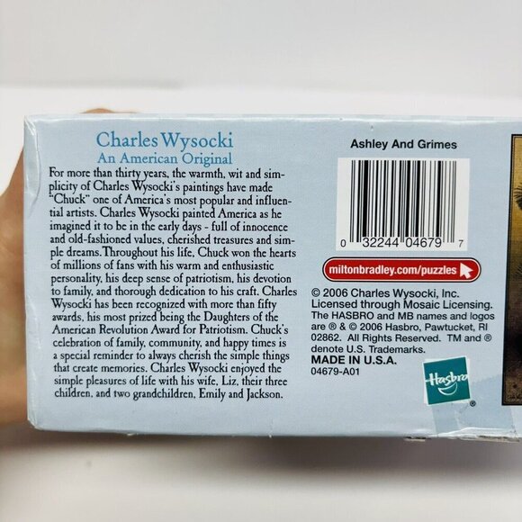 Charles Wysocki Americana bears ASHLEY AND GRIMES 1000 pc puzzle 2006 COMPLETE - Picture 3 of 5